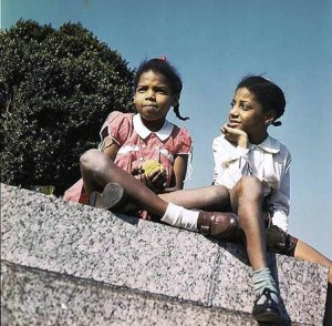 African-American schoolchildren