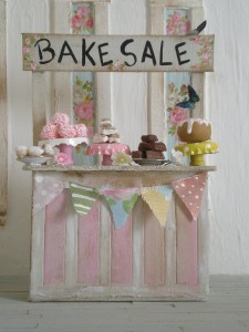 bake sale stand